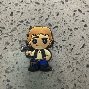 7/$10 Han Solo Star Wars Chibi crics shoe charm Jibbitz